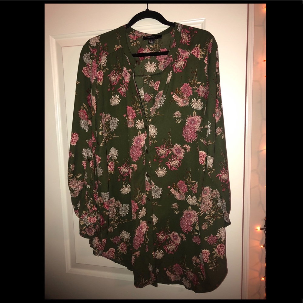 Forever 21 Plus Size Floral Blouse